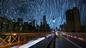 炫丽星空城市