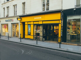 街上特色欧式店铺样机展示