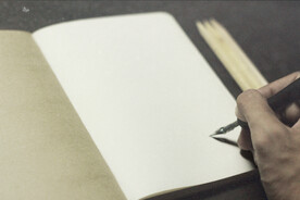 手绘手写本子简约VIS样机