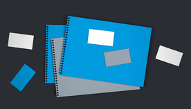 手册名片简约VIS样机