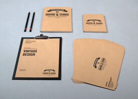 牛皮纸风格品牌 VI样机