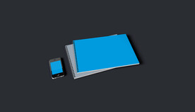 手册手机智能对象 贴图 样机