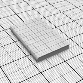 黑白线背景书本透视样机展示