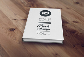 书本平躺透视样机展示样机模板