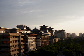 西安 夕阳