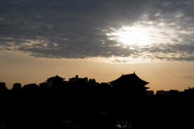 西安 夕阳西下