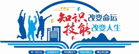 职业技能文化墙