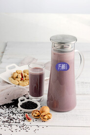 核桃黑米汁