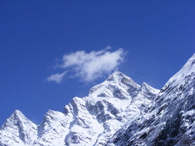 毕棚沟雪山顶照片