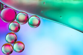 炫彩水泡背景