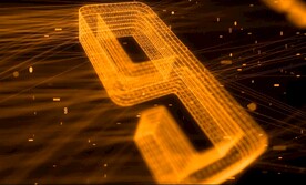 金色3D线条十秒倒计时