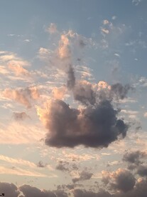 黄昏云样