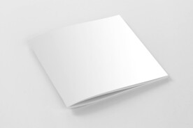 侧面书册平躺浅色背景样机展示