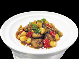 蒜烧黑椒鲜口蘑
