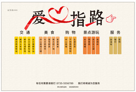 爱心指路牌