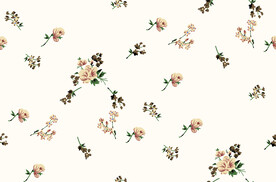 数码 印花 花卉 定位 大花 