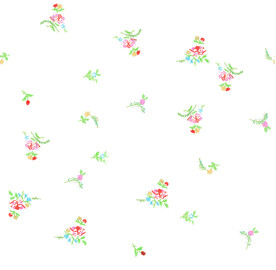 数码 印花 花卉 定位 大花 