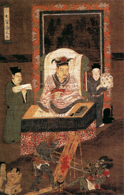 唐代彩绘 