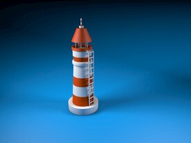 3D建模灯塔