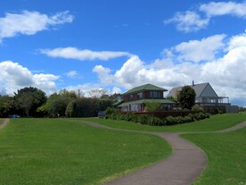 奥克兰海滨小镇风景