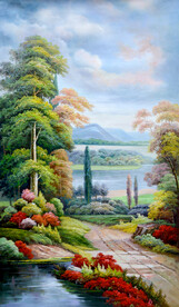 欧式风景画