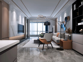 现代客厅效果图