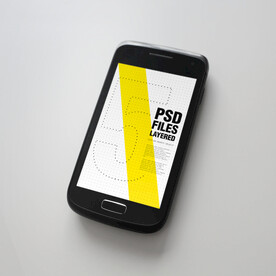 手机质感背景VIS样机场景展示