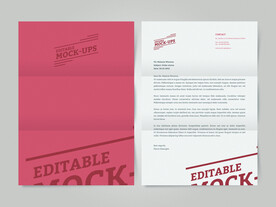 简约单页VIS样机场景展示模板