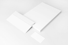 特色信封单页VIS样机展示