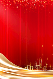 红色背景