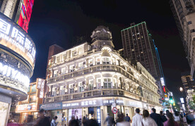 江汉路步行街夜景