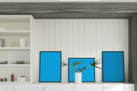 笔记本平板展示场景样机模板