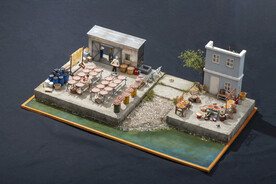 迷你艺术品展览拍摄图片