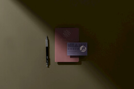 纸张笔记名片品牌VI样机