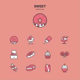 美食餐饮icon图标   