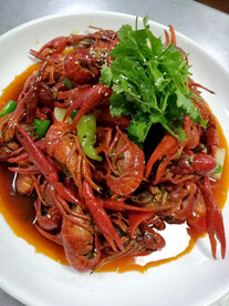 青椒炒虾