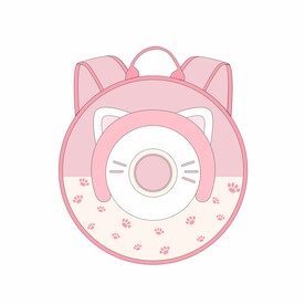 猫咪趣味书包