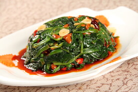 红油菠菜