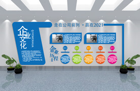 公司文化墙 背景墙