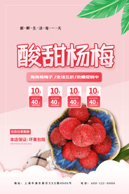 酸甜杨梅海报