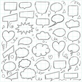 手绘素描风对话框