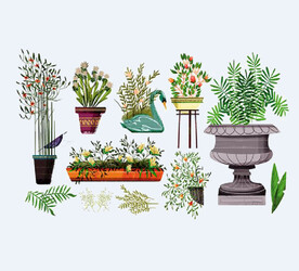 png格式植物花卉手绘素材