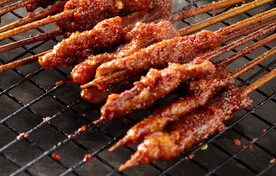 烧烤羊肉串 