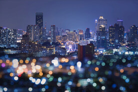 繁华城市夜景