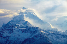 冬季雪山