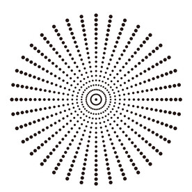 几何素材 几何星型渐变渐变波点