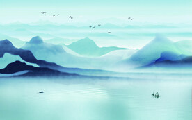 装饰画 花鸟画 新中式 山水 