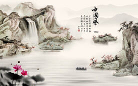 装饰画 花鸟画 新中式 山水 
