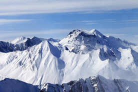 冬季雪山