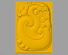 CAD浮雕装饰画立体模型